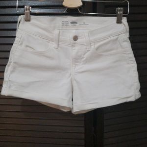 White Denim Old Navy Short Size 0